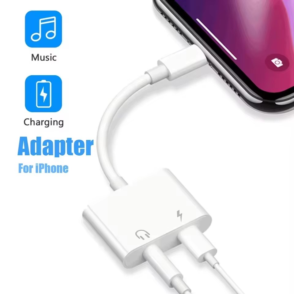 2 in 1 to 3.5mm Jack Audio Cha - Earphone Splitter Jack ulasan dan harga