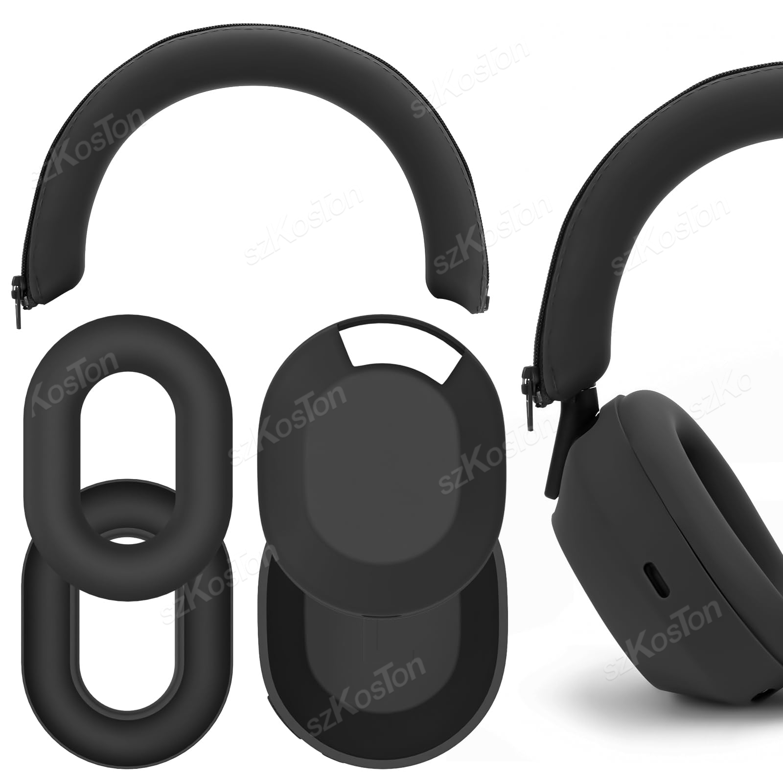 3-in-1 Silicone Protective Cas - Sony Headphone Wh-1000Xm5 ulasan dan harga