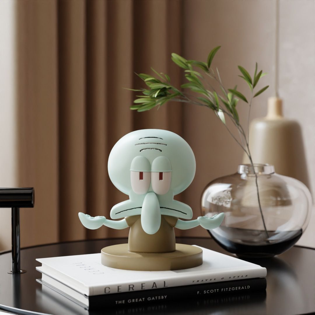 SpongeBobs SquarePants Squidwa - Headphone Stand Desk ulasan dan harga