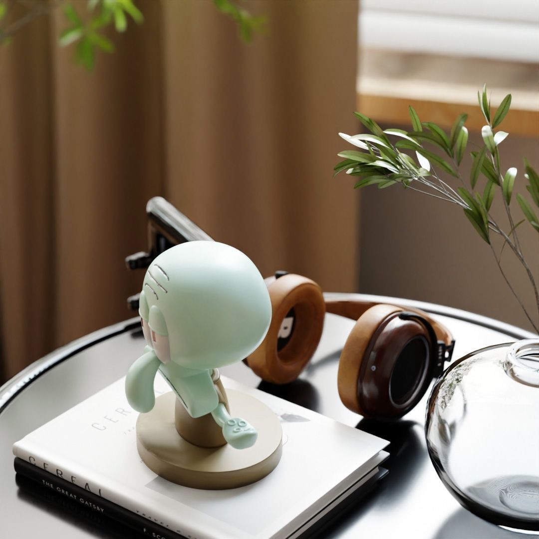 SpongeBobs SquarePants Squidwa - Headphone Stand Desk ulasan dan harga