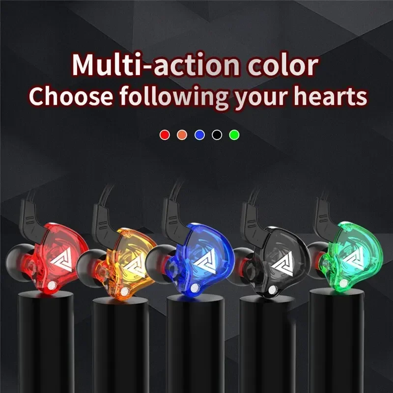 Original QKZ AK6 Copper Driver - Wired Earphone Mic ulasan dan harga