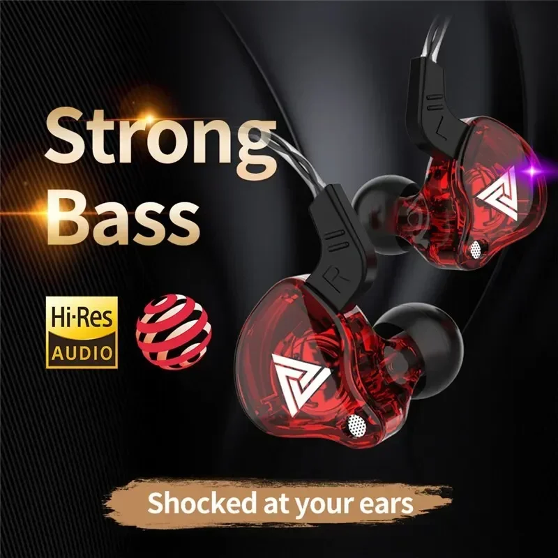 Original QKZ AK6 Copper Driver - Wired Earphone Mic ulasan dan harga
