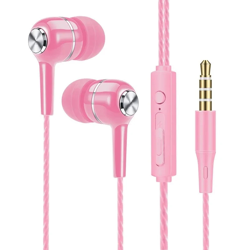 Wired Headphones 3.5mm In-Ear  - Wired Earphone Mic ulasan dan harga
