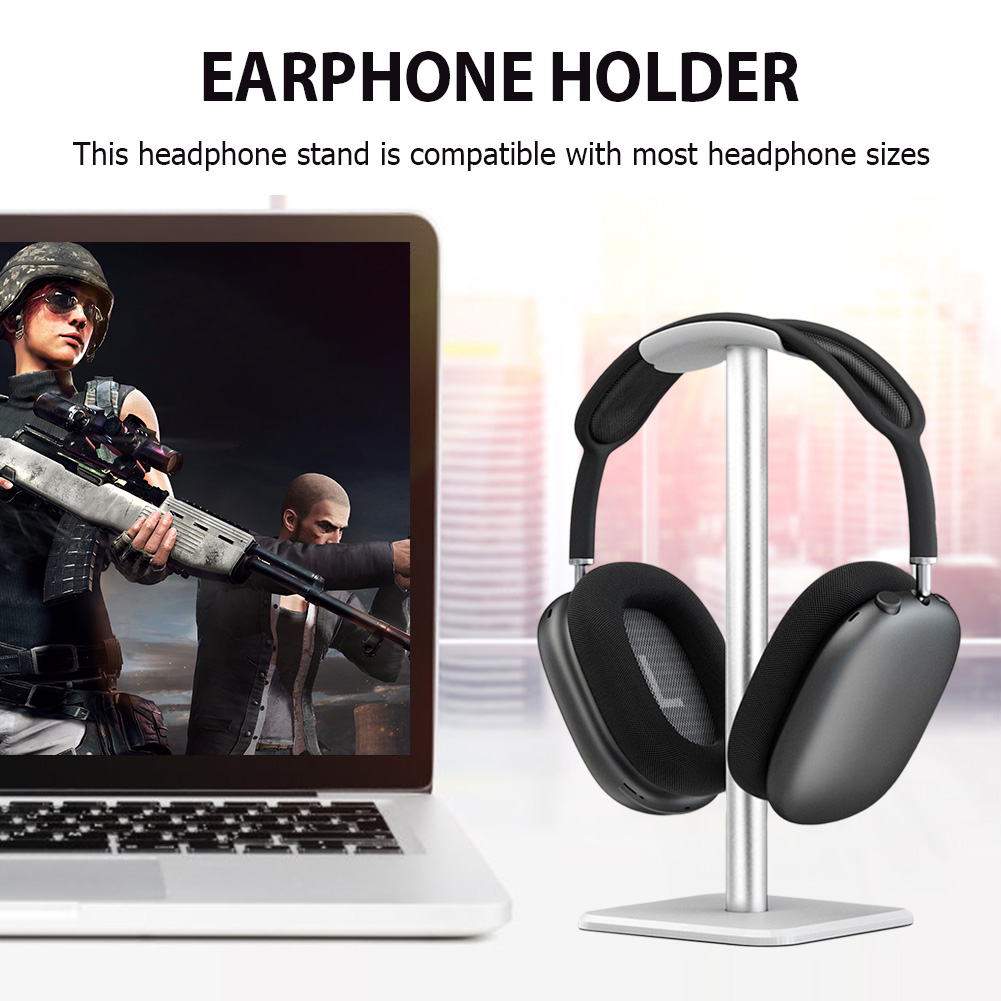 Headphone Holder Rack Aluminiu - Headphone Stand Desk ulasan dan harga