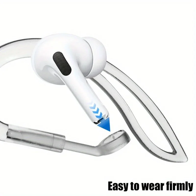 1/2pair Transparent Ear Hook F - Sports Earphone Hook ulasan dan harga