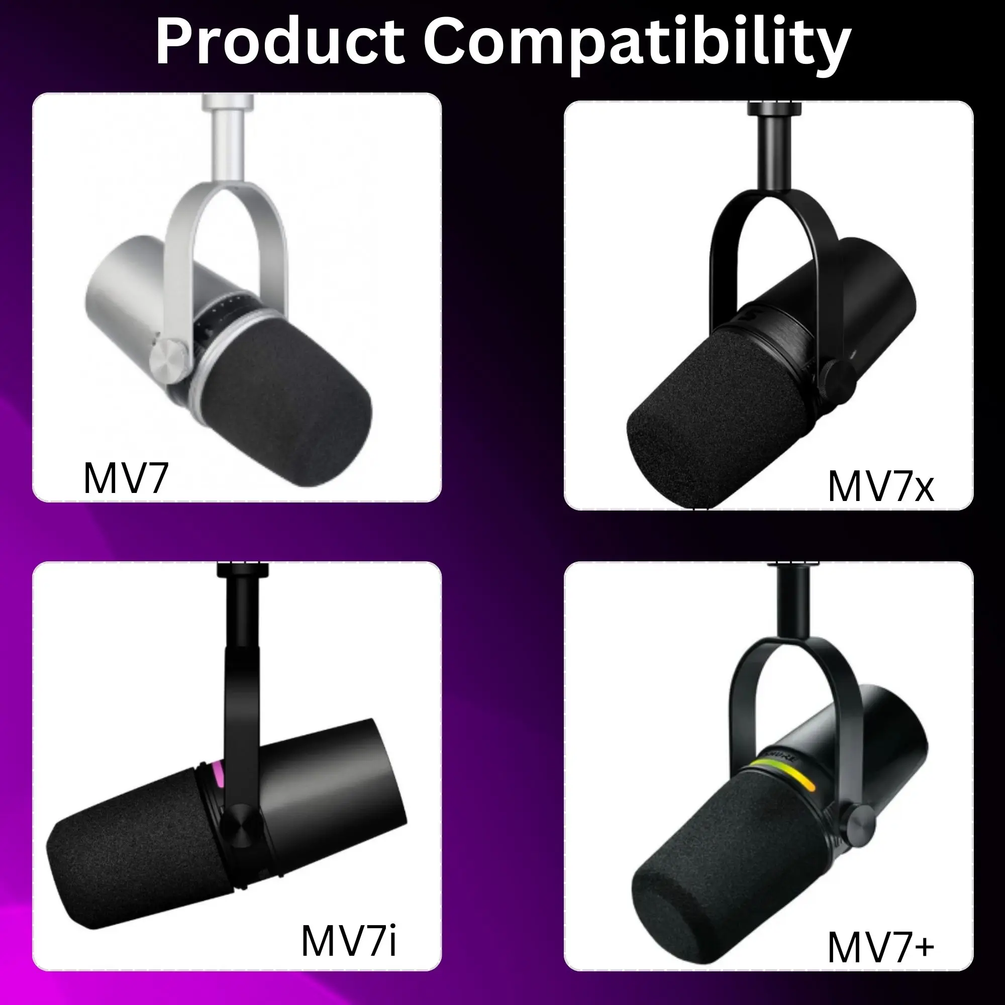 MV7 Foam for Shure MV7, MV7i,  - Shure Mic Mv7 ulasan dan harga
