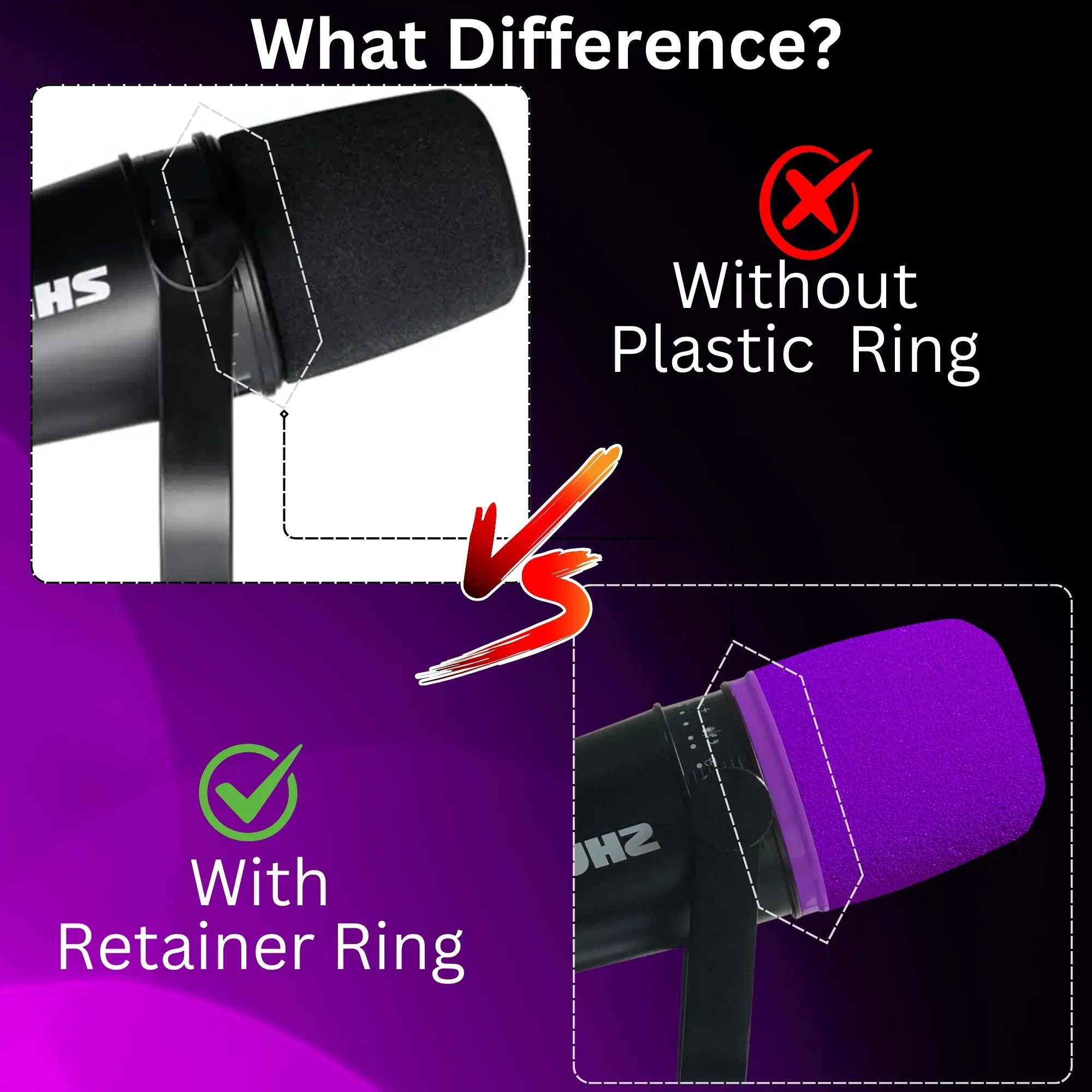 MV7 Foam for Shure MV7, MV7i,  - Shure Mic Mv7 ulasan dan harga