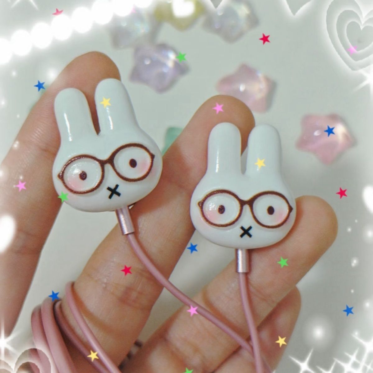 Vintage Cute Miffy Rabbit Wire - Usb C Earphone ulasan dan harga