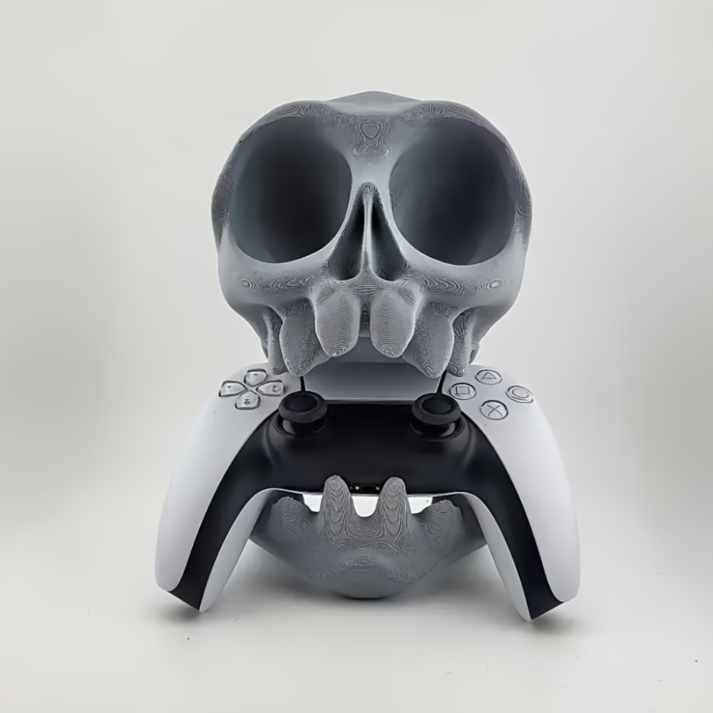 Skull Shaped Controller Stand  - Headphone Stand Desk ulasan dan harga