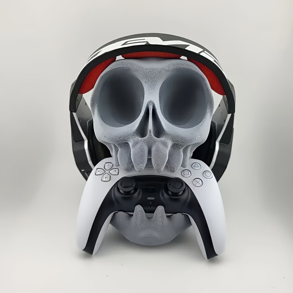 Skull Shaped Controller Stand  - Headphone Stand Desk ulasan dan harga