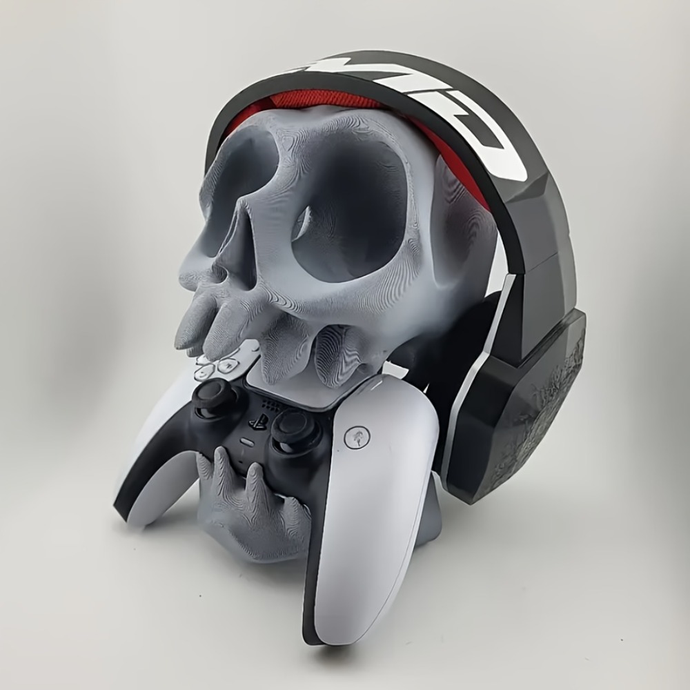 Skull Shaped Controller Stand  - Headphone Stand Desk ulasan dan harga