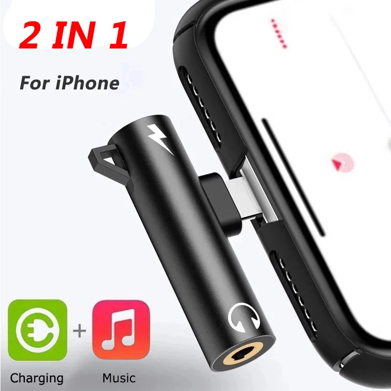 2 In1 Adapter Splitter For iPh - Earphone Splitter Jack ulasan dan harga