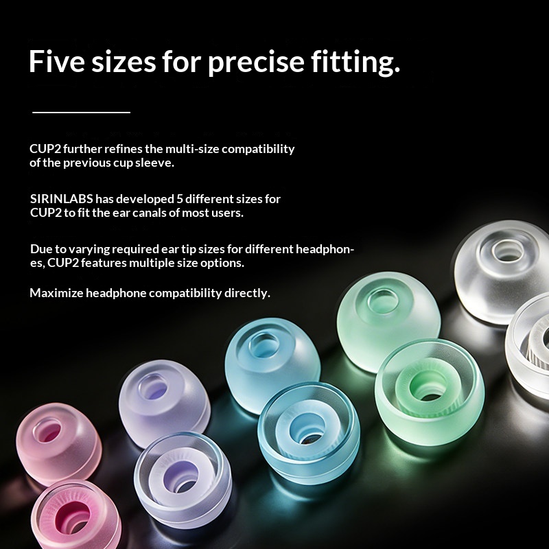 SIRINLABS TipsA CUP2 Silicone  - Silicone Ear Tip Replacement ulasan dan harga