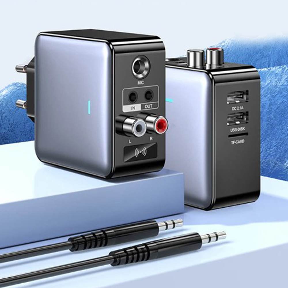 QC 2.0 H6 EU US Plug Daul USB  - Bluetooth Adapter Receiver ulasan dan harga