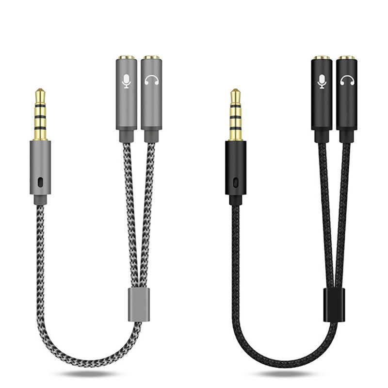 3.5mm Audio Splitter Y Jack 1  - Earphone Splitter Jack ulasan dan harga