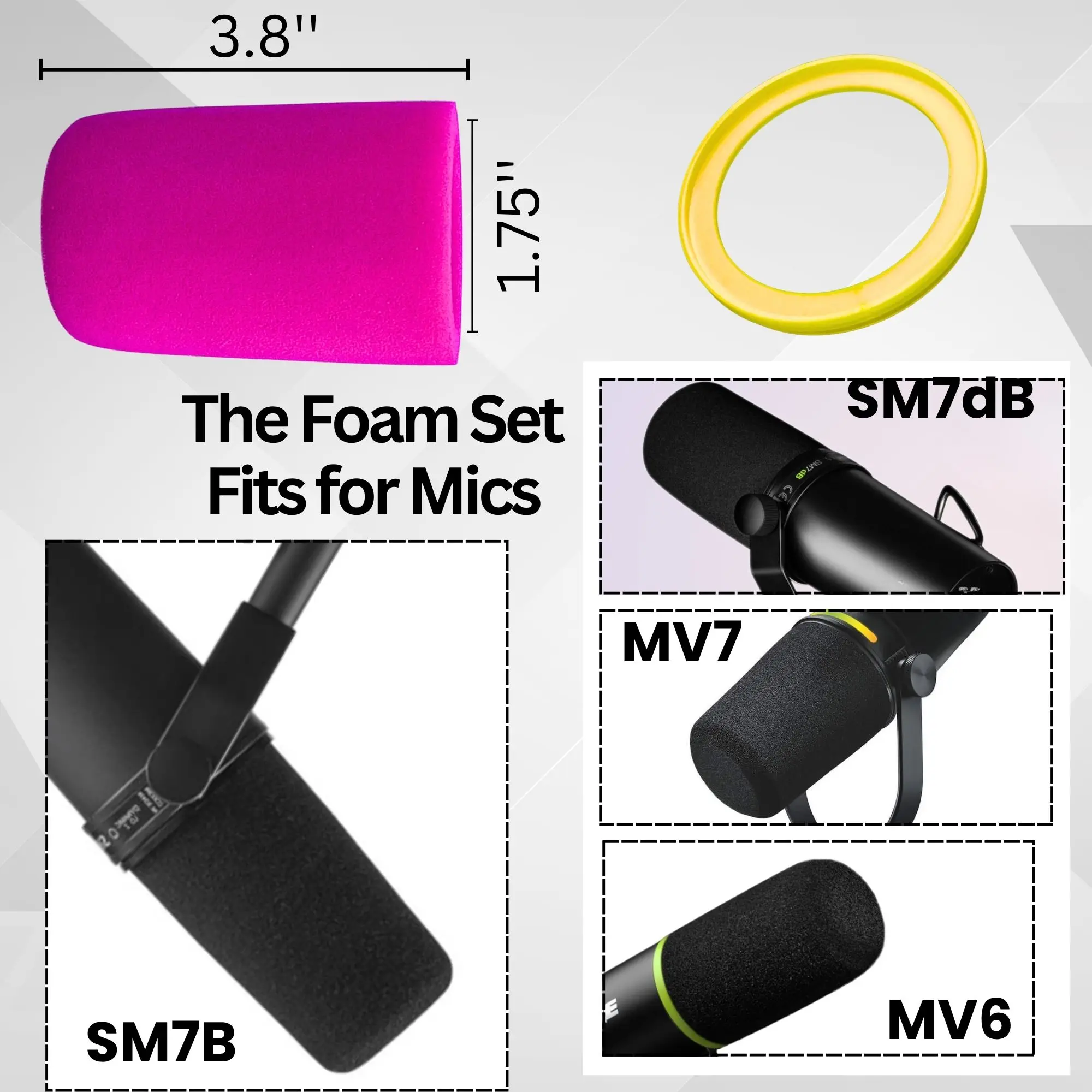 SM7b Windscreen and Sponage fo - Shure Mic Sm7B ulasan dan harga