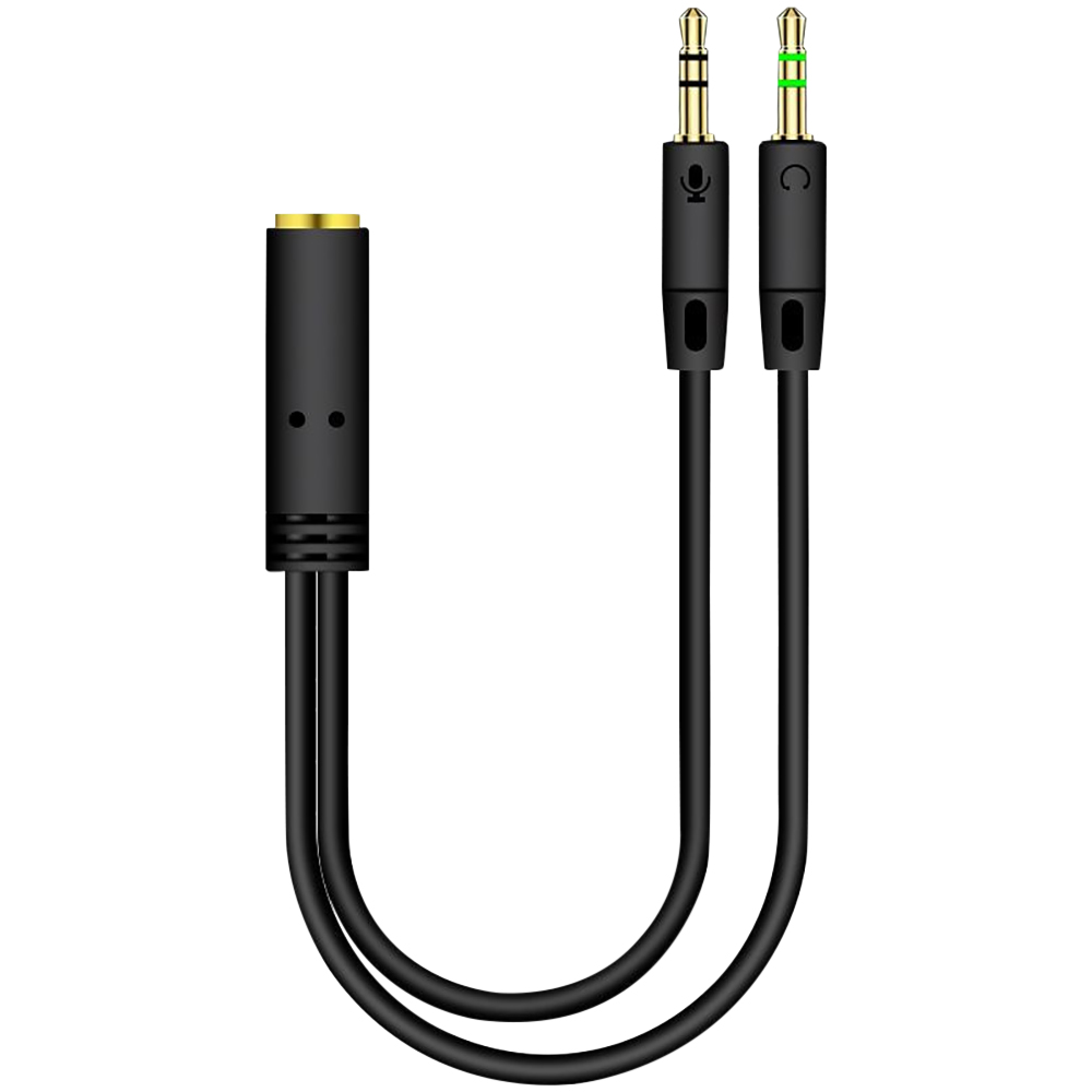 3.5mm Jack 2 Male To 1 Female  - Earphone Splitter Jack ulasan dan harga