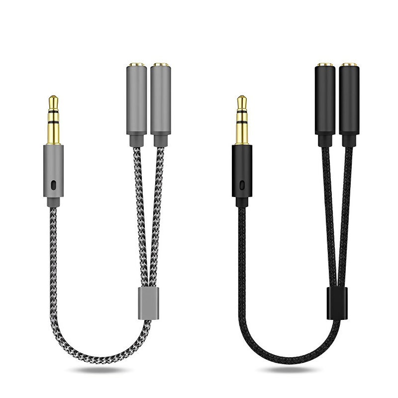 3.5mm Audio Splitter Y Jack 1  - Earphone Splitter Jack ulasan dan harga